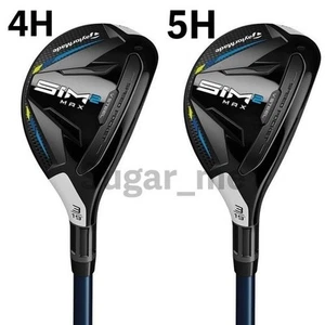 TaylorMade SIM2 MAX Hybrid 4H 5H 2Set TENSEI BLUE TM60 Stiff Flex RH Carbon - Picture 1 of 20