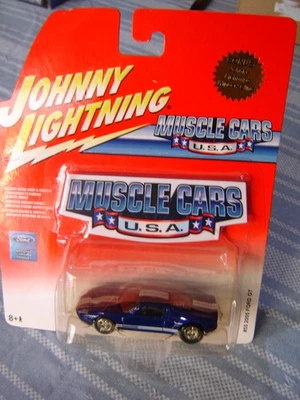 Johnny Lightning Muscle Cars EE. UU. 2005 azul Ford GT DieCast Car escala 1:64 #55 Foto 1 de 4