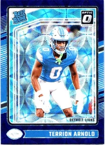 2024 Donruss Optic #290 Terrion Arnold Blue Scope - Bild 1 von 2