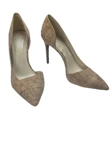 Jessica Simpson Cork High Pumps 8.5 M - Picture 1 of 3
