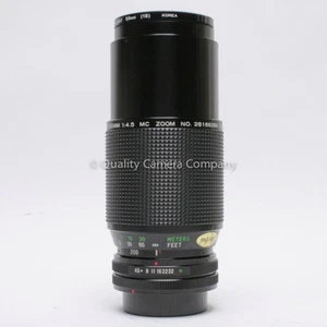 Vivitar Canon FD 80-200 f/4.5 MC Zoom Manual Focus Lens w/ Caps & Case - Picture 1 of 1