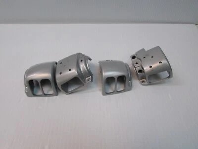 Carcasas de interruptor de manillar Harley-Davidson V-Rod VRSCA 2002-2005 plateadas Foto 1 de 4