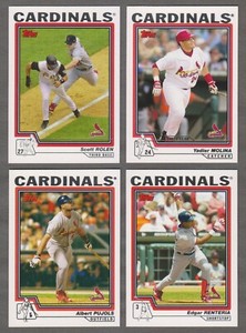1980 to 2020 Topps ST LOUIS CARDINALS Team Sets  --  Pick Your Team and Year -- 