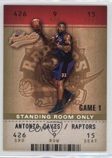 2002-03 Fleer Authentix Standing Room Only /25 Antonio Davis #64