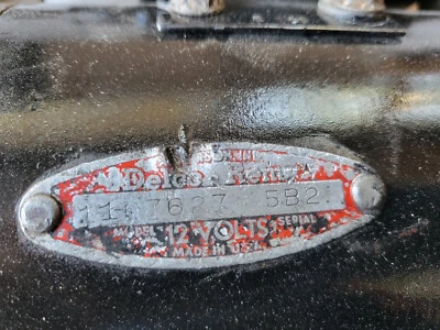 Camiones Chevy de arranque Delco Remy restaurados 1956 # 1107627 5B21 código fechado Foto 1 de 4