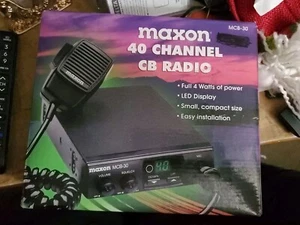 Vintage 1990’s Maxon Compact 40 Channel Mobile CB Radio MCB-30 *New. - Picture 1 of 2
