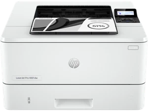 HP LaserJet Pro 4001dw Laser Printer, Black And White Mobile Print Up to 80,000 - Picture 1 of 8