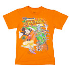DISNEY Florida Mens T-Shirt Orange S