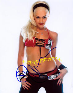 Gwen Stefani No Doubt The Voice Just a girl Signed 8x10 Photo reprint