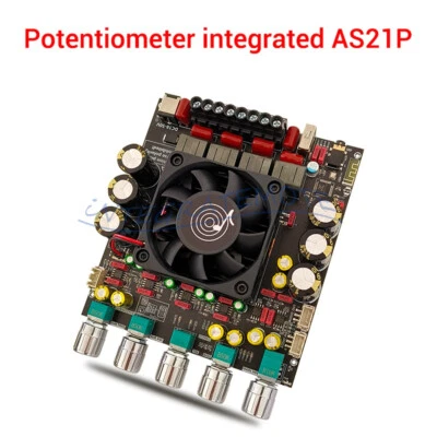 ZK-AS21P Hi-Fi 2.1 Channel Bluetooth Audio Amplifier Board 300W*2+600W TPA3255*2 - Bild 1 von 4
