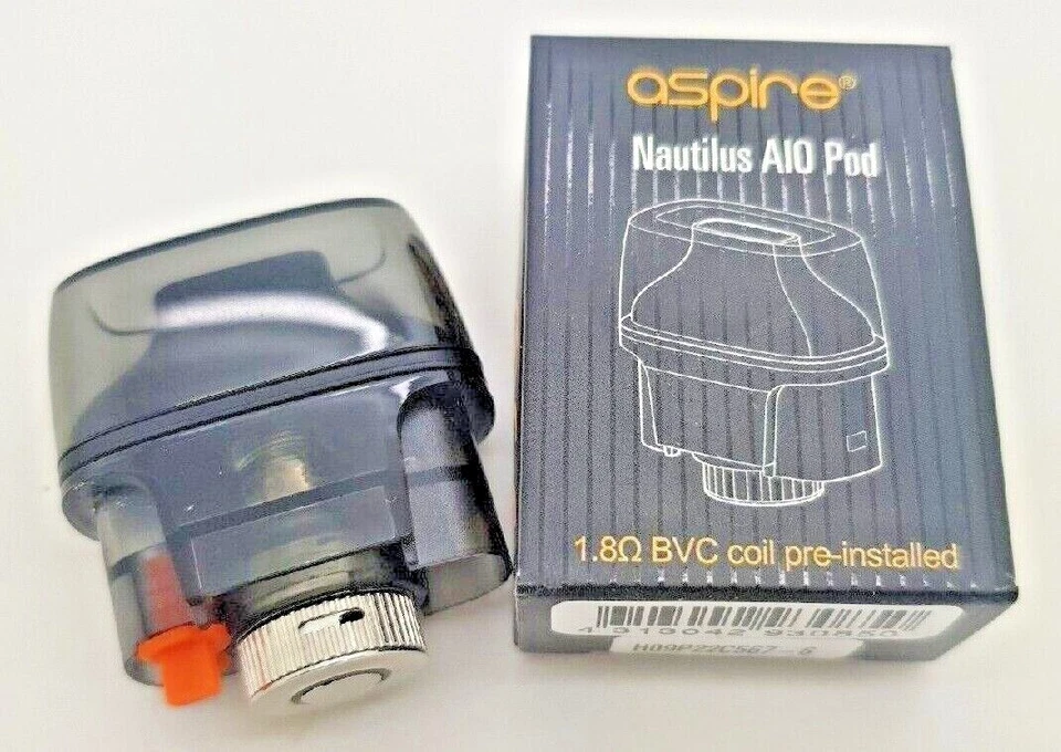 Aspire Nautilus AIO 4,5ml Pod mit 1,8 Ohm BVC Coil im 1er Pack - Bild 1 von 1