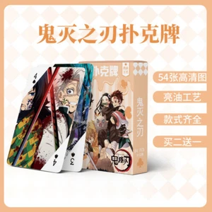 Demon Slayer Collection Card Poker Playing Game Girl Anime Cards 54 Pcs - Picture 1 of 1