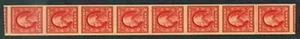 409V - IMPERF COIL STRIP of 8 W LINE PAIR - MNH - RARE LARGE MULTIPLE!! - Bild 1 von 1
