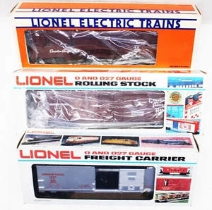 Lionel Canadian Pacific 6-5710 Reefer, 6-5728 Etagenwagen, 6-9442 Boxcar Lot Train - Bild 1 von 8