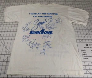 T-Shirt Vintage Selena The Making of the Movie 1996 Taglia Large RARA - FIRMATA *LEGGI* - Foto 1 di 17