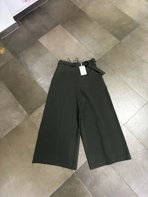 Ana Alcazar Hose Culotte Stiefelhose Grün Schlamm NEU 36/S XS - Bild 1 von 4