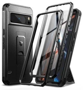 Dexnor for Google Pixel 8 Pro Case Heavy Duty Grade Rugged Cover with Kickstand - Picture 1 of 60