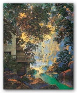 IMPRESIÓN ARTÍSTICA Old Oak Glen por Maxfield Parrish Imagen Tamaño 17 x 21 - Imagen 1 de 1