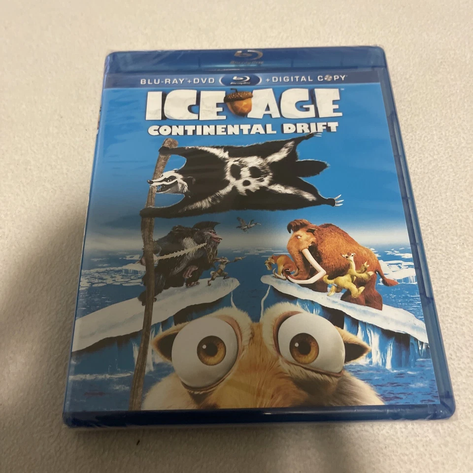 Ice Age CONTINENTAL Drift Blu Ray DVD Digital Copy Film Slipcover Target Read