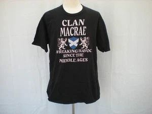 Macrae Clan T-Shirt Family Crest MacKenzie 2XL Vintage Schottland Schottisch - Bild 1 von 5