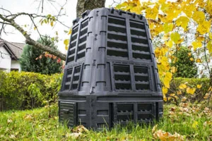 Komposter Schnellkomposter Gartenkomposter mit Belüftungssystem 480l 740l 1000l - Bild 1 von 19