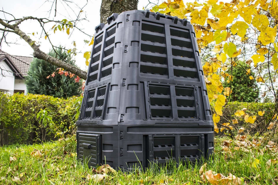 Komposter Schnellkomposter Gartenkomposter mit Belüftungssystem 480l 740l 1000l - Bild 1 von 4