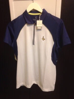 Новый с Ярлыками Kate Lord женщин средний рукав белый синий гольф Топ новый KC10 клуб логотип - Изображение 1 из 4