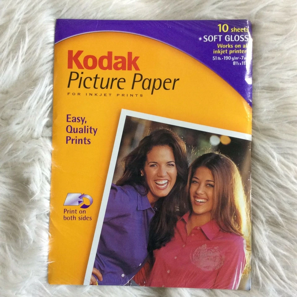 Kodak Picture Paper Soft Gloss 10 Sheets 8.5x11 Inkjet Paper - Image 1 of 1