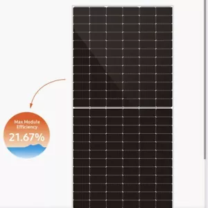 10x DAH Solar Negro 550w Módulo Solar Fotovoltaico Panel Solar 21.67% Eficiencia - Imagen 1 de 3