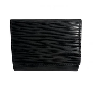 LOUIS VUITTON Epi Anvelop Cult de Visit Card Case Epi Leather Noir Women M56582 - Picture 1 of 8