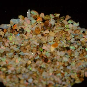 200 kt natürlicher äthiopischer Opal unpoliert grob Posten AAA-Qualität 1-3 mm ca. - Bild 1 von 19
