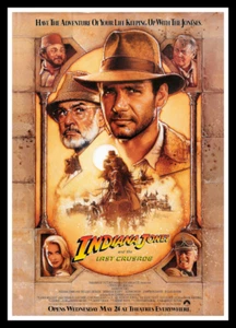 Indiana Jones And The Last Crusade Movie Poster Print & Unframed Canvas Prints - Picture 1 of 6