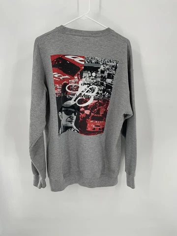 Y2K Chase Authentics Dale Jr. Budweiser Crewneck Sweater Gray Men's Size Large Cover