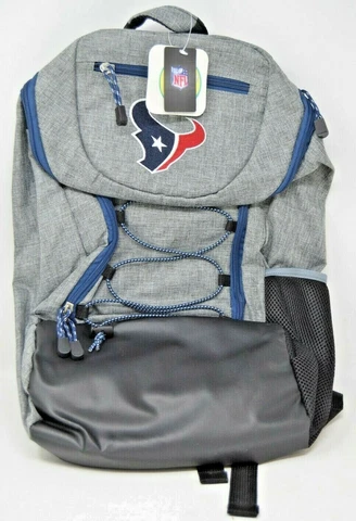 Northwest Texas Backpack American Football Team Houston Texans Gray Blue NWT Cover