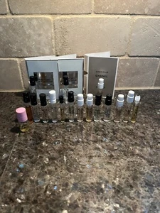 Perfume Samples Lot Includes 17 .04 OZ Chanel Tom Ford Prada Lux Fragrance - Picture 1 of 7