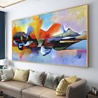 48"Huge Abstract 100%Handmade Oil Painting girl on Canvas Home Office Wall Decor