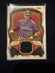 Topps Allen & Ginter 2024 - Reliquias A #AGR-KB Kris Bryant (MEM) - Imagen 1 de 1