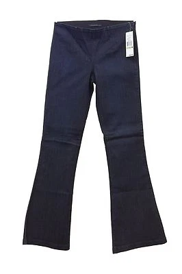 Nuevos pantalones de mezclilla para mujer Kenneth Cole New York campana de tacón alto azules con cremallera lateral Foto 1 de 4