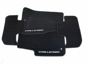 11-12 Dodge Challenger Premium Dark Slate Carpet Floor Mats Set of 4 Mopar New - Picture 1 of 1