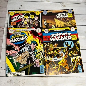 Johnny Hazard Por Frank Robbins Magazine Comics DLP Nº 1-4 Lote De Colección de 4 - Imagen 1 de 18