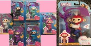New 7 Fingerlings Monkeys Interactive WowWee authentic includes Liberty