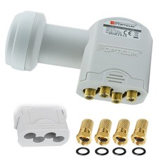 OPTICUM Quattro LNB SIEGER für Multischalter 0,1dB LMB GLOBO DIGITAL + HDTV 3D