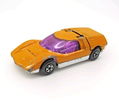 1971 MATCHBOX NO.66-B MAZDA RX500 ORANGE BODY  WHITE BASE #C5-11 - Image 1 of 4