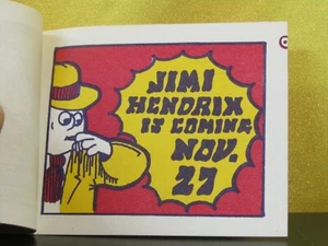 VERY RARE  FLYER HANDBILL ANNOUNCING 1968 JIMI HENDRIX CONCERT SIGNED BY ARTIST - Picture 1 of 5
