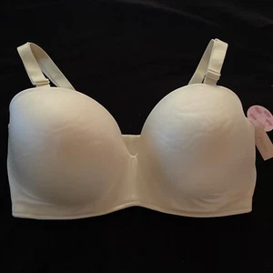 Neu mit Etikett Cacique 40G cremefarben Multi-Wege trägerloser BH Übergröße Neckholder - schön! - Bild 1 von 9