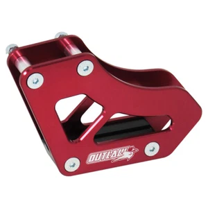Outlaw Racing Rear Aluminum Chain Guide Guard Red HONDA CRF230F 2007-15 - Picture 1 of 6