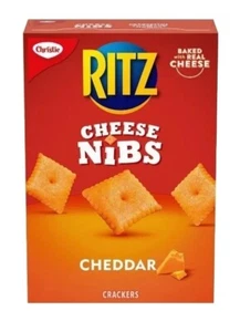 6 Boxes of Christie Ritz Cheddar Cheese Nips / Nibs Crackers 180g Each  - Picture 1 of 1