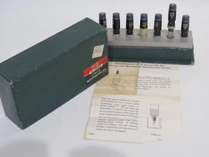 K&E 61 0060 Leroy Reservoir Pen Set 7 Points 00 - 5 Pre-owned Not tested - As is - Picture 1 of 5