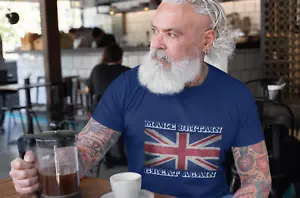 Britisch stolze Männer T-Shirt Brexit Patriots Großbritannien Make Britain Great Again - Bild 1 von 10
