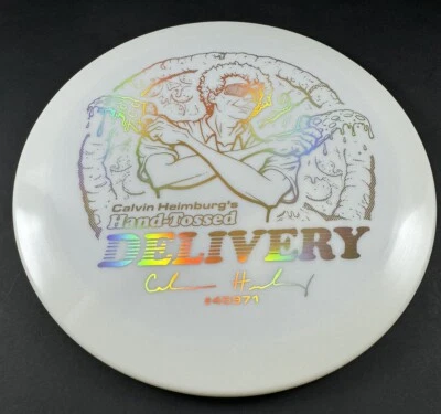 Rare New Calvin Heimburg Hand Tossed Pizza Star Firebird Disc Golf 173-175g OOP - Image 1 of 3